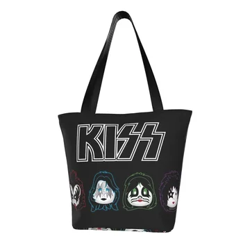 Рок-группа Kiss Solo Rockstars Сумки и аксессуары Ulzzang для женщин Сумки для покупок