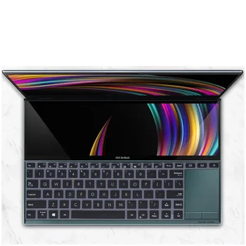 Прозрачная силиконовая Пленка Для клавиатуры ASUS ZenBook Pro Duo 14 UX481