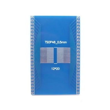 Промежуточная плата TSOP48-DIP48 с шагом 0,5 мм, переходная пластина для печатной платы Хорошая