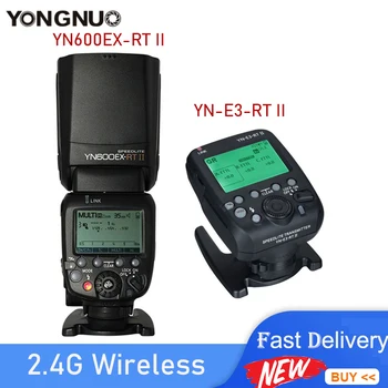 YONGNUO YN600EX-RT II 2.4G Беспроводная Вспышка HSS 1/8000 s Master TTL Speedlite для камеры Canon YN600EX-RT II Canon 600EX