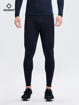 Мужские брюки RIGORER's, компрессионные брюки для баскетбола, Профессиональный фитнес, бег, Дышащая спортивная основа, Эластичные леггинсы