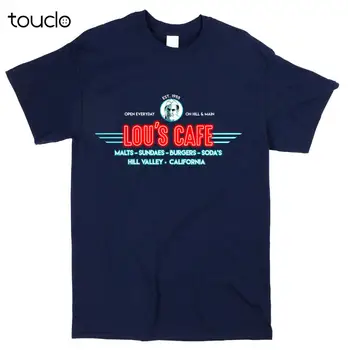 Новая футболка Back To The Future, Вдохновленная Lou'S Cafe - Ретро Футболка Для поклонников фильмов 80-х Годов Унисекс S-5Xl Xs-5Xl В подарок на заказ