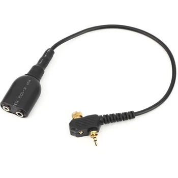 Аудиокабель-Адаптер Walkie Talkie Для Motorola MTH800 MTH850 MTP850 MTS850 Для Гарнитуры UV-5R K с 2 контактами
