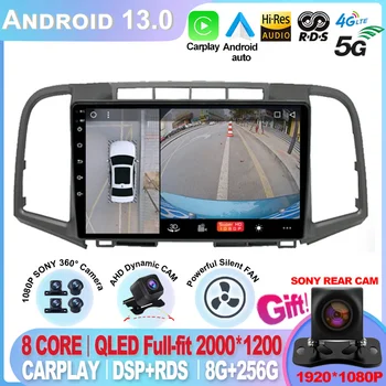 Для Toyota Venza 2008-2016 QLED DSP Android 13 Автомобильный радиоприемник Smart Multimedia Video Player Автомагнитола Navi GPS головное устройство