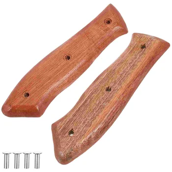 2 шт., Сменные ручки для кухонных ножей, Принадлежности для изготовления деревянных ручек для дома
