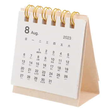 Календарь, маленький настольный календарь, простой настольный календарь на катушке, Офисный бумажный календарь