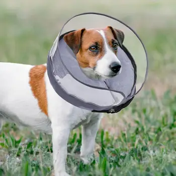 Ошейник для восстановления собак, защитный конус для кошачьей шеи, мягкий с усиленной защитой от облизывания, комплект для защиты от облизывания собак, предотвращающий укусы.