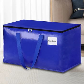 90-литровые передвижные коробки с застежками-молниями и ручками, сумки для хранения, сверхпрочные упаковочные пакеты, складывающиеся для упаковки и перемещения