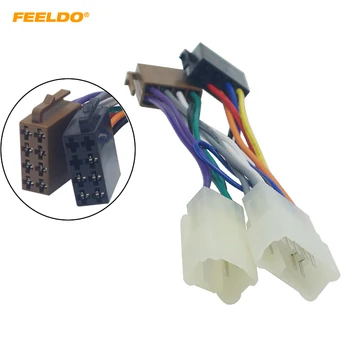 Кабель для преобразования стереозвука в автомобиль FEELDO для подключения кабеля ISO к Toyota CD Radio Жгут проводов оригинальных головных устройств # HQ6168