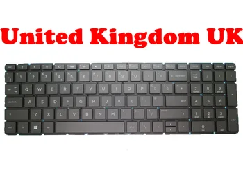 Клавиатура для ноутбука HP 15-BS000 2B-BB320C200 Великобритания/Традиционный Китайский TW с подсветкой Без Рамки Черный