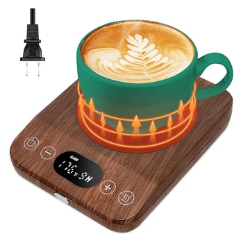 Подогреватель для кофейных кружек, автоматическое включение / выключение -индукционный подогреватель для кружек на столе с 9 настройками температуры, таймером 1-9