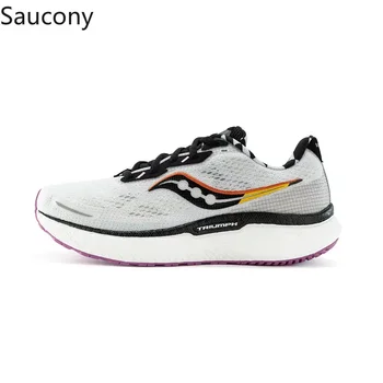 Оригинальные мужские кроссовки Saucony Victory 19 с противоударной гоночной подошвой для попкорна, повседневные кроссовки для бега, женские спортивные легкие кроссовки с амортизацией