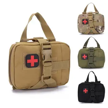 Тактический чехол Molle военно медицинский EDC EMT Сумка первой помощи Аварийный пакет 600D Oxford Охотничьи походные поясные сумки Водонепроницаемые сумки