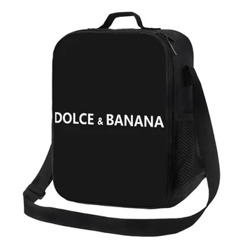 Изолированные сумки Dolce Banana для работы, школы, Водонепроницаемый холодильник, Термос для ланча Для женщин и детей