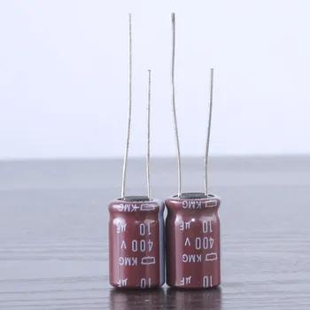 10шт колпачков для электролитических конденсаторов NCC Nippon Chemi-Con KMG 10mfd 400V 10UF