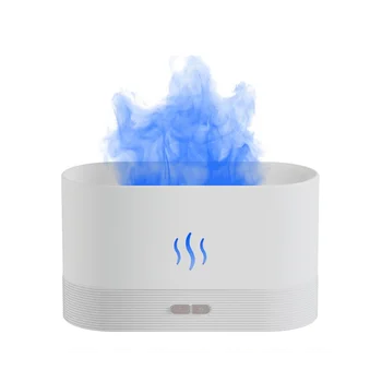 Диффузор Увлажнитель воздуха Ультразвуковой Генератор холодного тумана Fogger Светодиодная масляная лампа белого цвета