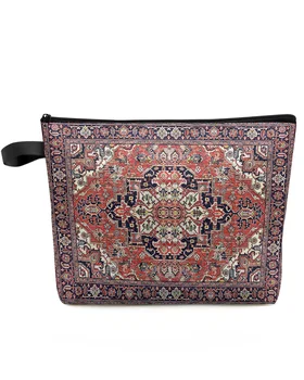 Винтажная цветочная косметичка в индийском богемном стиле, сумка для путешествий, женские косметические сумки, Органайзер для хранения в туалете, пенал для карандашей