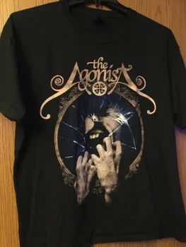 The Agonist Music For Lovers Черная футболка из хлопка в натуральную величину 1P967 с длинными рукавами