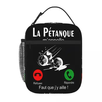 Персонализируйте La Petanque Mappelle Fete Cadeau Lunch Tote, термосумку, термосумку для еды, термосумку для продуктов питания