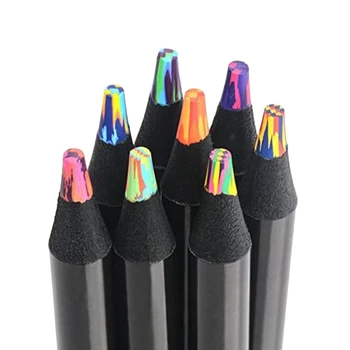 Цветные карандаши 8 цветов для взрослых, разноцветные карандаши для художественного рисования, раскрашивания, зарисовок