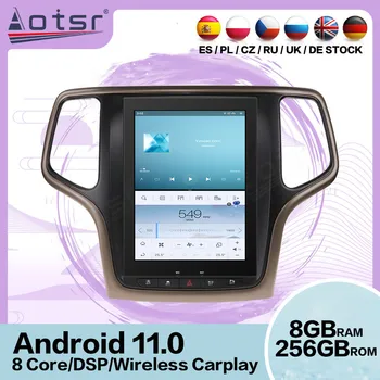 Автомагнитола Tesa-Screen Android 11 для Jeep Grand Cherokee 2010 2011 2012 2013 2014 2015 2016 2017 2018 GPS Navi Стерео Головное устройство
