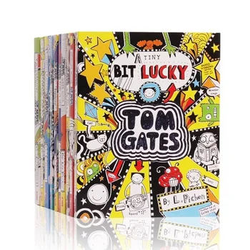 10 Книг / комплект, развивающие буклеты для детей Тома Гейтса, Забавные и юмористические наборы книг манги на английском языке, сборник глав комиксов