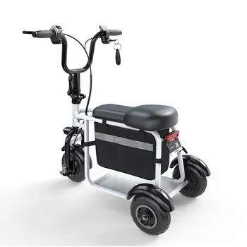 Мини-Электрический Велосипед YIDI 350W 48V С Литиевой Батареей, Электрический Трехколесный Велосипед, 3-Колесный Самокат Для Взрослых На заказ