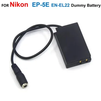 EN-EL22 ENEL22 EN EL22 Поддельный Аккумулятор EP-5E EP5E Соединитель Постоянного тока Подходит Для Адаптера Питания Камеры, Зарядного Устройства Nikon 1 J4 S2 1J4 1S2