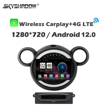 720P 360 4G SIM Carplay Android 13,0 8G + 256G 8 Core Автомобильный DVD-плеер GPS карта WIFI Bluetooth Радио Для BMW MINI R60 Cooper 2013-2014