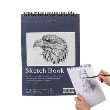 Альбом для рисования в спиральном переплете Sketch Pad Book Профессиональный Утолщенный Многофункциональный блокнот для рисования