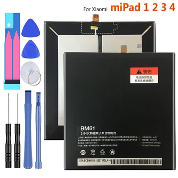 Аккумулятор для Xiaomi MiPad, 6600 мАч, BM60, BM61, BM62, BN60, 1 2 3 4, для MiPad MEC91, Mi Tab 1 2 3 4, Номер для отслеживания