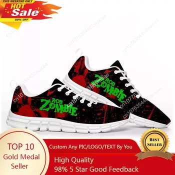 Рок-певец Rob Zombie Спортивная обувь Мужские Женские Подростковые Детские кроссовки Повседневная обувь на заказ Высококачественная парная обувь
