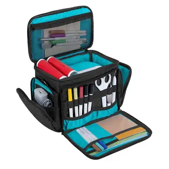 Сумка-тоут, чехол для переноски, органайзер с клейкой ручкой, набор инструментов, сумка для переноски Cricut Joy, портативная сумка для хранения с регулируемым ремешком