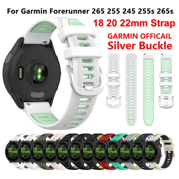 18 20 22 мм Сменный Ремешок для часов Garmin Forerunner 745 645 265 255 245 Ремешок для Умных часов Garmin Venu 2 SQ vivoactive 4s 4 3
