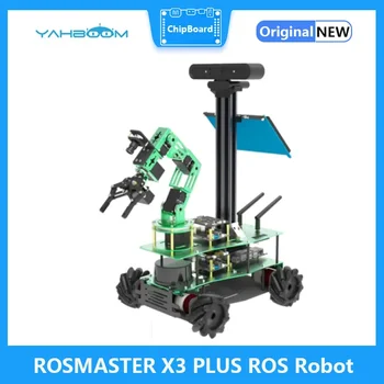 ROSMASTER X3 PLUS ROS Robot Для программирования на Python Для Jetson NANO 4GB / Xavier NX / TX2 NX / RaspberryPi 4B