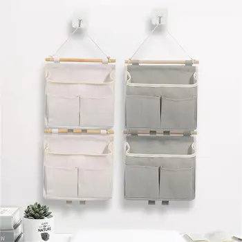 Настенная сумка для хранения водонепроницаемого нижнего белья, Настенный Дверной органайзер, Подвесные сумки для хранения мелочей, Сумка для хранения в шкафу