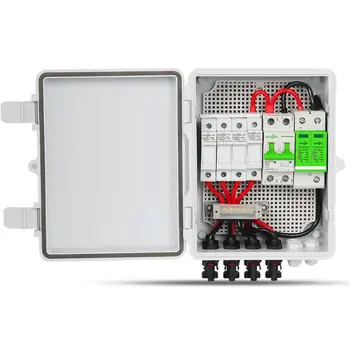 Безопасная Коробка для Объединения Солнечной Фотоэлектрической Энергии Tongou Pv Conbiner Box Подходит Для любой Обычной Поверхностной Коробки Солнечной Энергии.