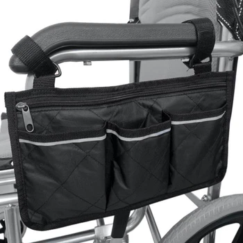 1 шт. Сумка для хранения Электрического скутера, подлокотник инвалидной коляски, боковая сумка для хранения, сумка для хранения подлокотника сиденья