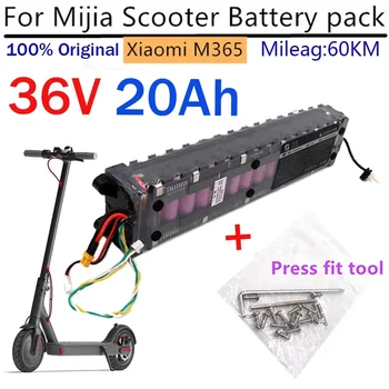 36V 20Ah 18650 Литиевый аккумулятор 10S3P мощностью 250 Вт ~ 600 Вт, Подходит Для Специального аккумулятора Электрического скутера Mijia M365