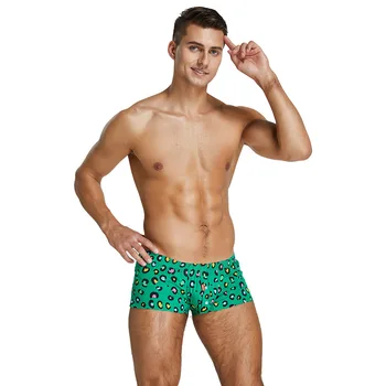 Брюки Seobean Aro, новые мужские трендовые шорты с низкой посадкой, сексуальные мужские шорты зеленого цвета с рисунком