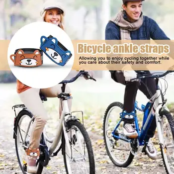 1 пара Велосипедов Бандаж Для Связывания Голеностопных Суставов Регулируемые Брюки Резинки Для Брюк Клип Открытый Велоспорт Пробежки Кемпинг Ремни Безопасности Браслет