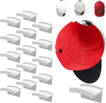 Стены клей шляпа Бейсбол кепки крючки крюк держатель организатор бурение крышка минималистский для одежды шляпа дизайн для двери