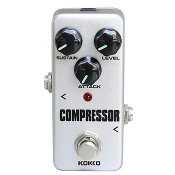 Компрессор Kokko, педаль эффектов для электрогитары, мини-педаль для электрогитары, аксессуары для бас-гитары, дизайн чисто аналоговой схемы