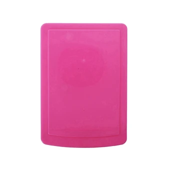2 Мини-полупрозрачных пластиковых ящика для хранения выдвижного типа (розово-красный, 3 слоя)