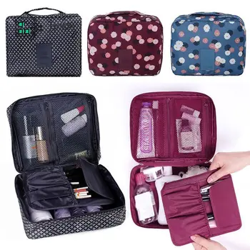 Компактная многофункциональная дорожная сумка, эффективная компактная дорожная сумка-органайзер для косметики, Органайзер для упаковки косметичек