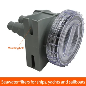 Сетчатый фильтр для жидкости, портативный фильтр для морской воды, моющаяся деталь для катания на лодках, рафтинга