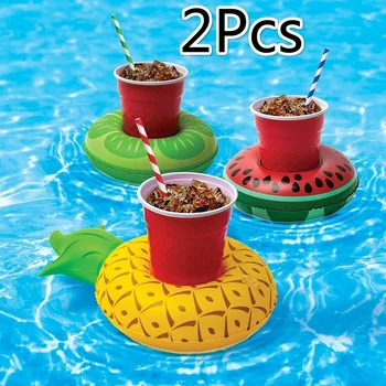 2шт ПВХ Водные надувные изделия Надувные подставки для бассейна с единорогом Плавательные кольца Детские водные игрушки