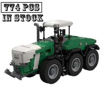 2021 НОВЫЙ сельскохозяйственный трактор Case IH Fendt Trisix Vario строительный блок MOC-83784 грузовик в сборе игрушечная модель подарки мальчику на день рождения