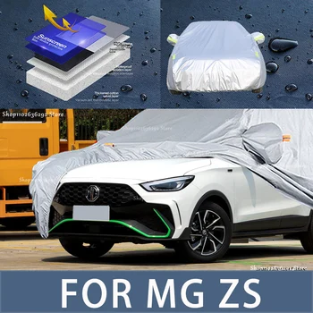 Для наружной защиты MG ZS Полные автомобильные чехлы Снежный покров Солнцезащитный козырек Водонепроницаемые Пылезащитные внешние Автомобильные аксессуары