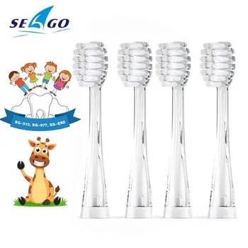 Seago YCSG-831 Детские Насадки Для Щеток Детские Сменные Насадки Для Электрической Зубной Щетки Seago EK6 977 Sonic Электрическая Зубная Щетка 4шт